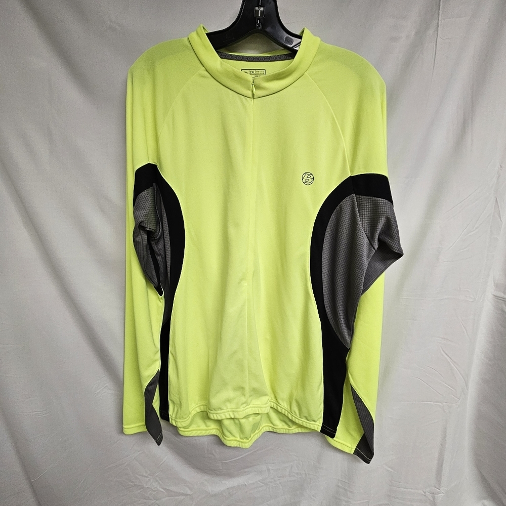 Bontrager Sport  Long Sleeve Jersey Men’s Yellow Cycling High Visability 2XL